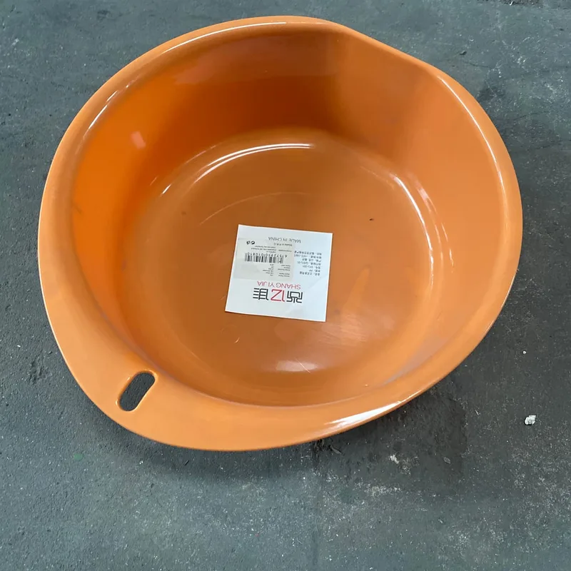 Orangefarbene Küchenschüssel von Shang Yi, 28 Zentimeter